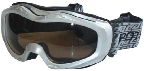 Acra BROTHER lyžařské brýle B112-S, stříbrné