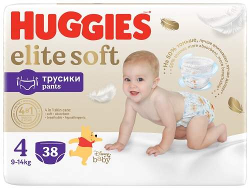 HUGGIES® Elite Soft Pants vel. 4 38 ks