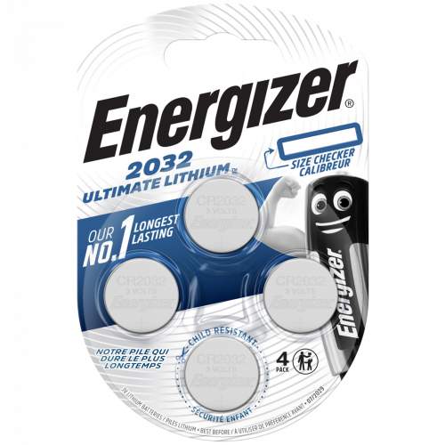 Energizer Lithium CR2032 Ultimate 4-blister