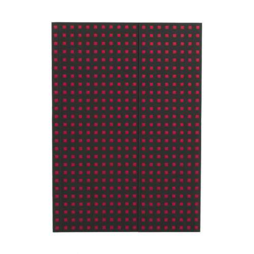 Paper-Oh Quadro Black on Red B5 linkovaný