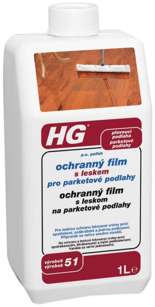 HG ochranný film s leskem pro parketové podlahy 1l