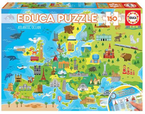 EDUCA Mapa Evropy