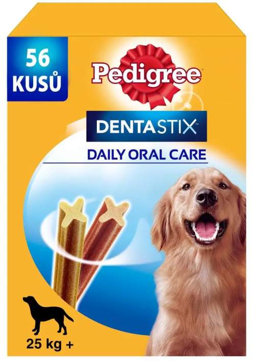Pedigree Dentastix Daily Oral Care dentální pamlsky pro psy velkých plemen 56 ks (8×270 g)
