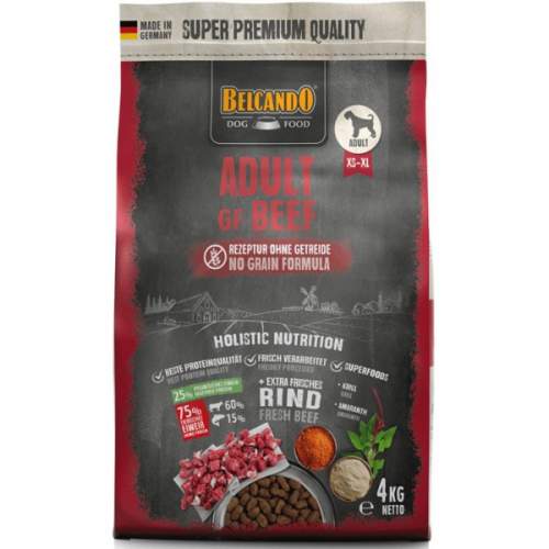 BELCANDO Adult Grain Free Beef 4 kg granule pro dospělé psy