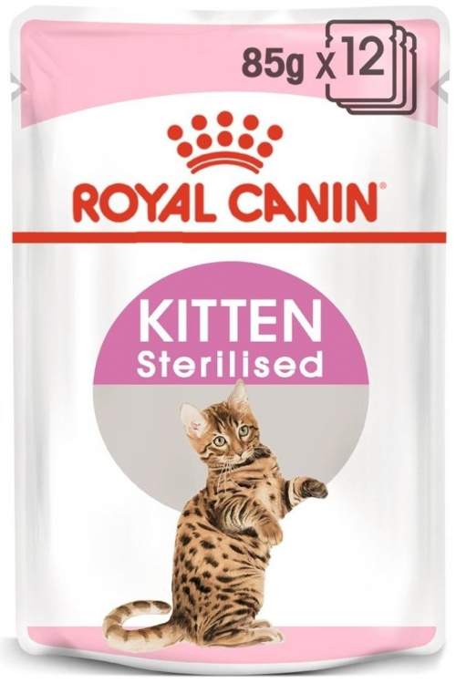 ROYAL CANIN Kitten Sterilised v omáčce 12x85g