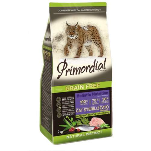 Primordial GF Cat Sterilizzato Turkey Herring 2kg Primordial 92681id