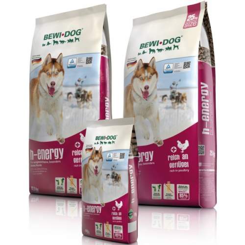 BEWI DOG H- Energy 25 kg krmivo pro aktivní psy