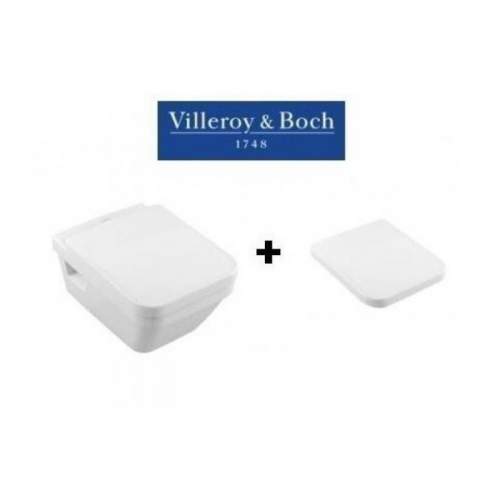 VILLEROY&BOCH Závěsná WC mísa VILLEYBOCH DIRECT + záchodové prkénko