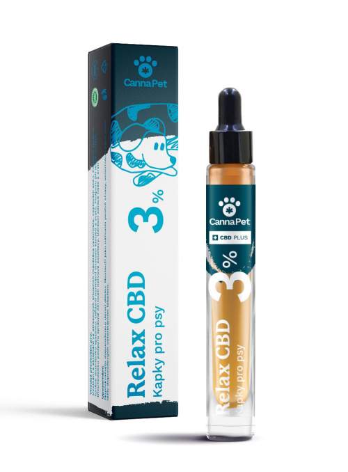 CannaPet Kapky pro psy Relax CBD 3%