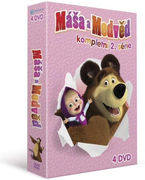 Máša a medvěd 5-8, kolekce 4 DVD [DVD, Blu-ray]