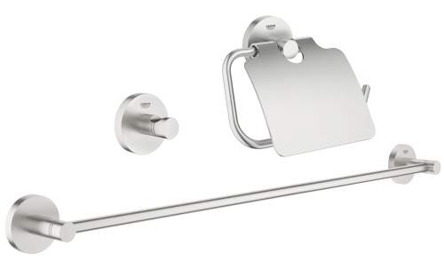Grohe Essentials Sada doplňků do koupelny 3 v 1, 40775DC1
