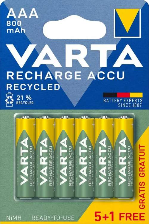 VARTA Recycled AAA 800 mAh