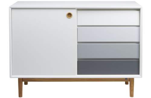 Bílá komoda Tom Tailor for Tenzo Color Box 114 x 80 cm