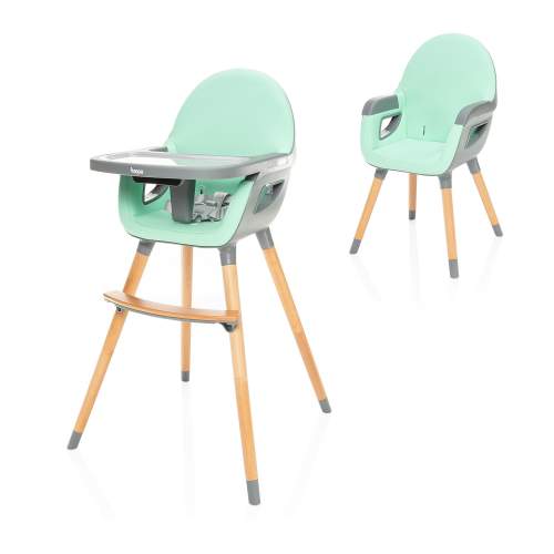 Jídelní židlička Zopa Dolce 2 - Ice Green/Grey