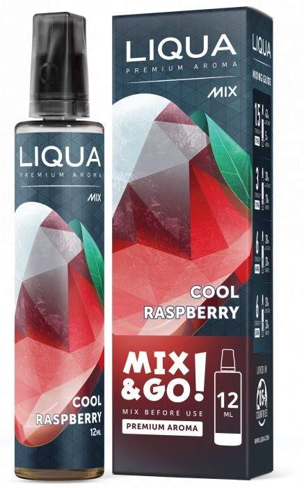 RITCHY Příchuť Liqua Mix&Go 12ml Cool Raspberry