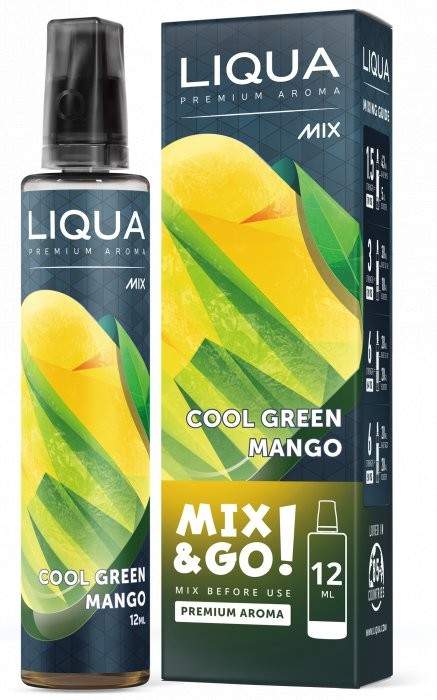Ritchy-Liqua Příchuť Liqua Mix&Go 12ml Cool Green Mango