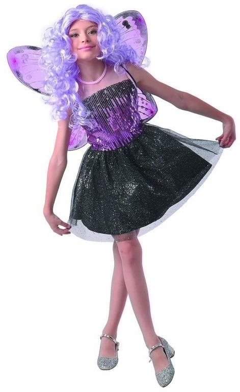 MaDe Kostým na karneval -  motýl, 120 - 130 cm