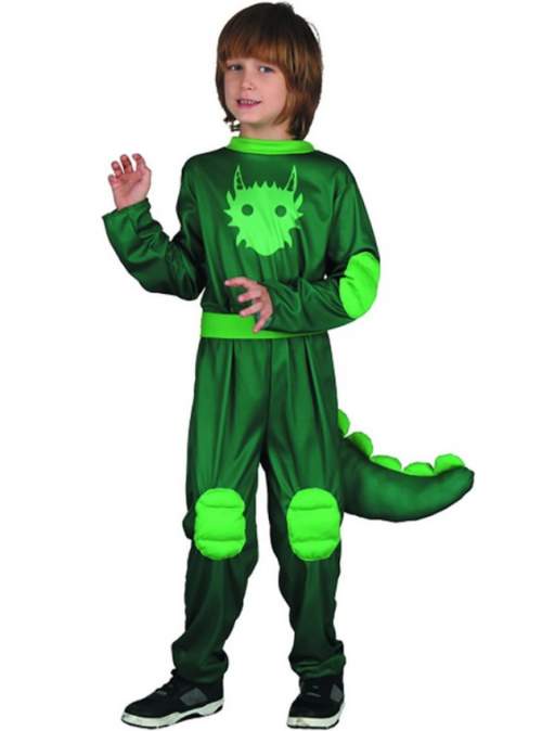 MADE Šaty na karneval - krokodýl, 130-140 cm