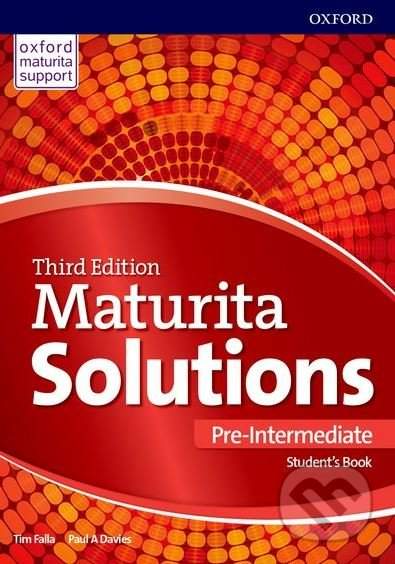 Maturita Solutions, 3rd Edition Pre-Intermediate Student´s Book (Slovenská verze) - Paul A. Davies