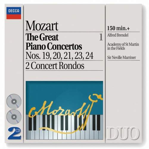 Alfred Brendel, Academy of St Martin in the Fields, Sir Neville Marriner – Mozart: The Great Piano Concertos, Vol.1 CD