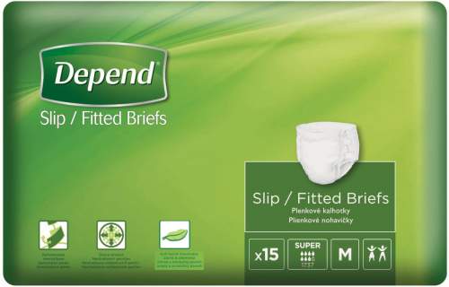 Depend Slip Super inkontinenční kalhotky vel.M 15ks