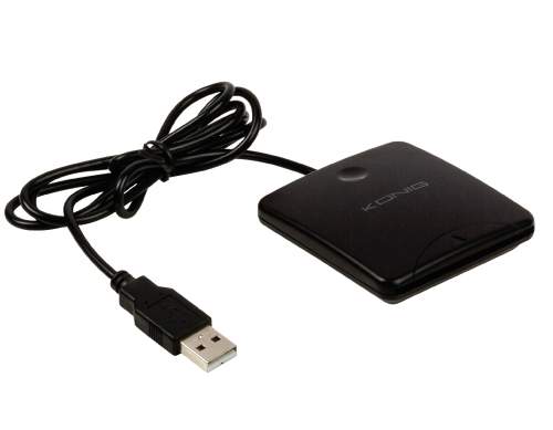 Nedis CRDRU2SM1BK čtečka eObčanky a čipových karet Smart Card USB 2.0