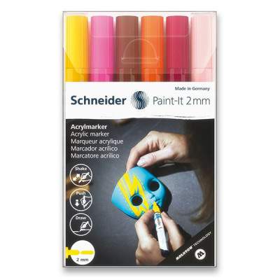 Schneider Akrylový popisovač Paint-It 310, 6 barev-V3