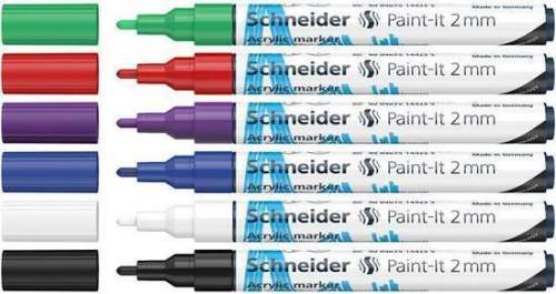 Schneider Akrylový popisovač Paint-It 310, 6 barev-V1