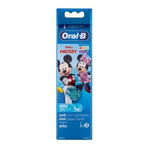 Oral-B Kids Brush Heads Mickey náhradní hlavice 3 ks