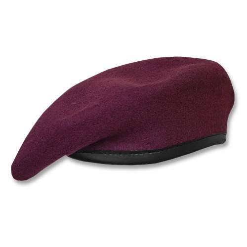 Baret vlněný BW CDO - burgundy, 61