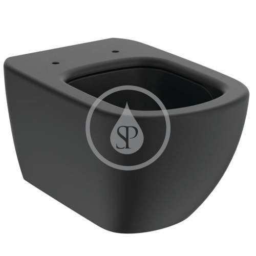 Ideal Standard - Tesi Silk Black Závěsný klozet AQUABLADE T0079V3