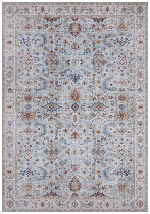 Nouristan  Hanse Home koberce Kusový koberec Asmar  Heaven/Blue - 200x290 cm Vícebarevná, Velké (190x270 cm a větší), Syntetický (umělý)