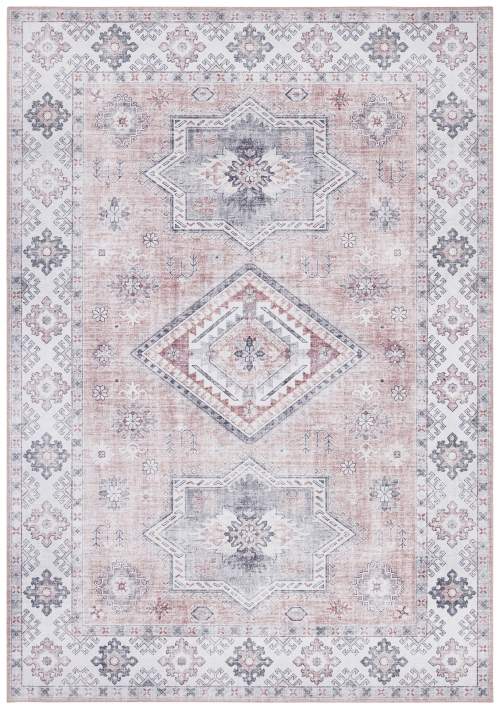 Nouristan  Hanse Home koberce Kusový koberec Asmar  Old/Pink - 160x230 cm Růžová, Velké (190x270 cm a větší), Syntetický (umělý)