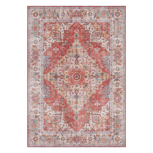 Nouristan  Hanse Home koberce Kusový koberec Asmar  Brick/Red - 160x230 cm Červená, Velké (190x270 cm a větší), Syntetický (umělý)