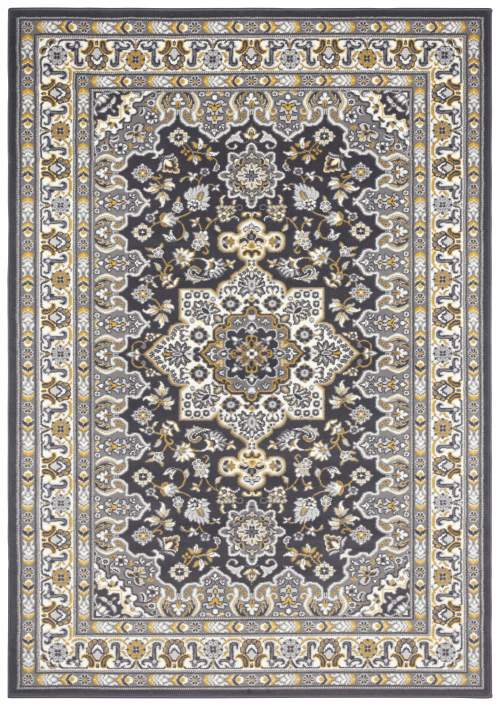 Nouristan  Hanse Home koberce Kusový koberec Mirkan 104106 Darkgrey - 80x250 cm