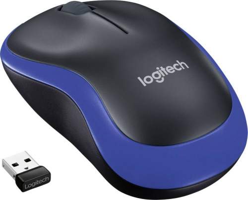 Logitech Wireless M185 černo/modrá 910-002236