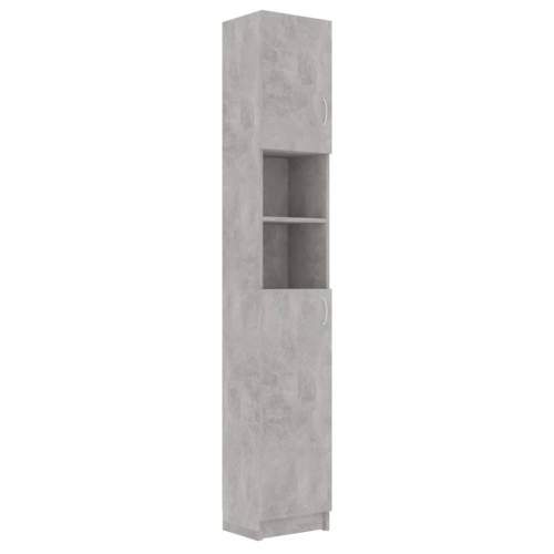 Koupelnová skříňka betonově šedá 32 × 25,5 × 190 cm dřevotříska
