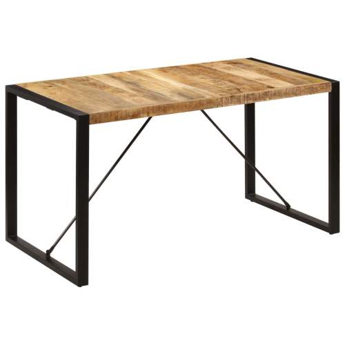 Jídelní stůl 140 x 70 x 75 cm masivní mangovníkové dřevo