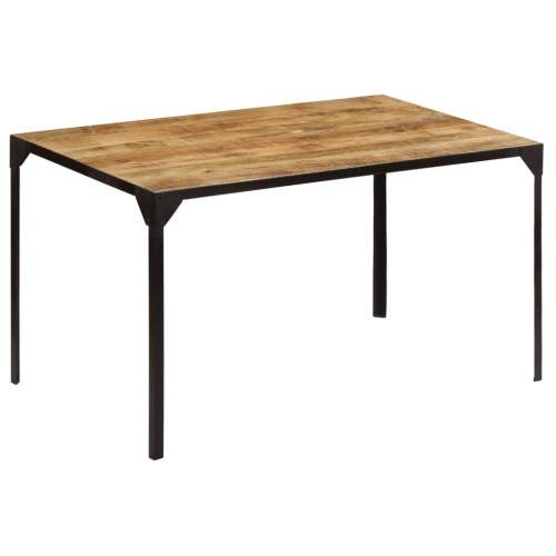 Jídelní stůl 140 x 80 x 76 cm masivní mangovníkové dřevo