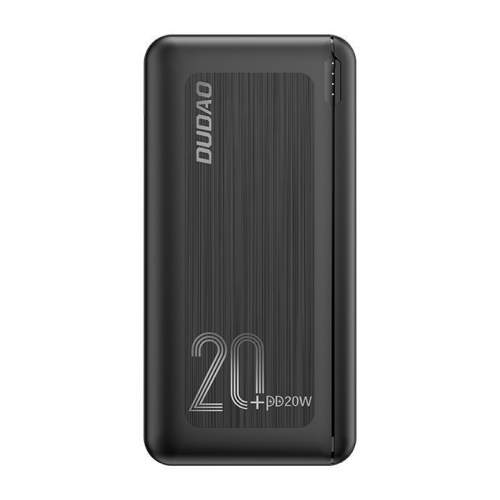 Dudao K12PQ+ powerbanka 20000mAh 2x USB QC 3.0 PD 20W Black