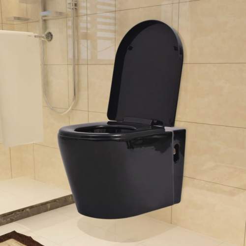 zahrada-XL Závěsné WC keramické černé