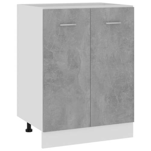 shumee Spodní skříňka betonově šedá 60 × 46 × 81,5 cm dřevotříska