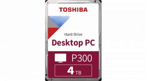 TOSHIBA HDD P300 Desktop PC (SMR) 4TB, SATA III, 5400 rpm, 128MB cache, 3,5", RETAIL HDWD240EZSTA