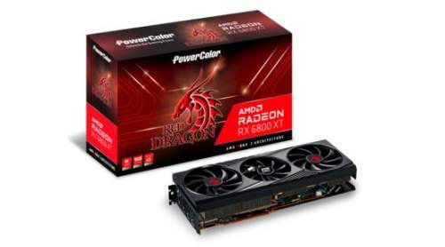 POWERCOLOR Red Dragon AMD Radeon RX 6800 XT 16GB GDDR6 1xHDMI 2xDP 1xUSB-C