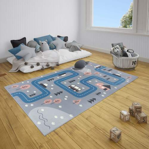 Hanse Home Dětský koberec Adventures 104537 šedá 80x150 cm
