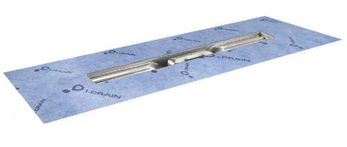 I-Drain Linear 54 - Nerezový sprchový žlab, délka 800 mm, s hydroizolací, ID4M08001X1