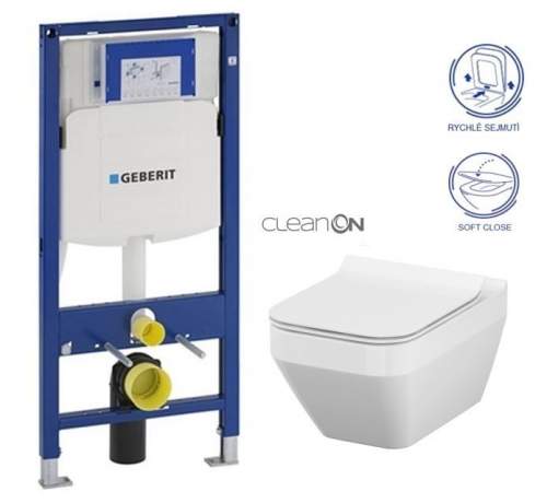Geberit Duofix WC CERSANIT CREA CLEANON + SEDÁTKO