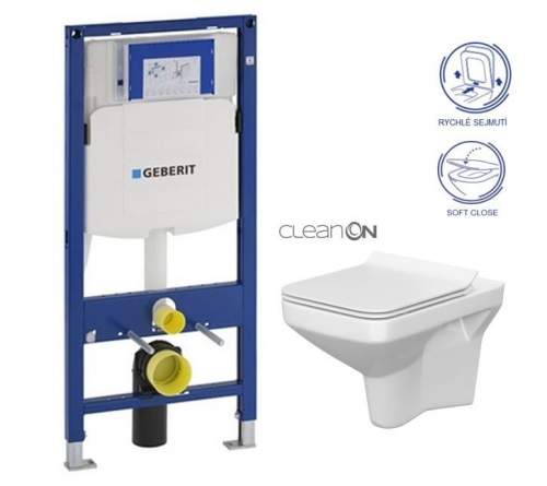 GEBERIT Duofix WC CERSANIT COMO NEW + SEDÁTKO