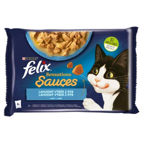 Felix Sensations Sauces treska a sardinky 4 x 85 g