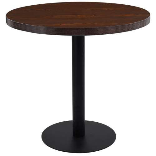 Shumee Bistro stolek tmavě hnědý 80 cm